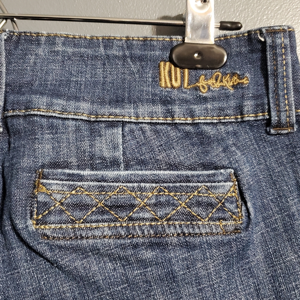 Kut from the Kloth Medium Blue Capri Jeans Women's Size 8 - Picture 3 of 5